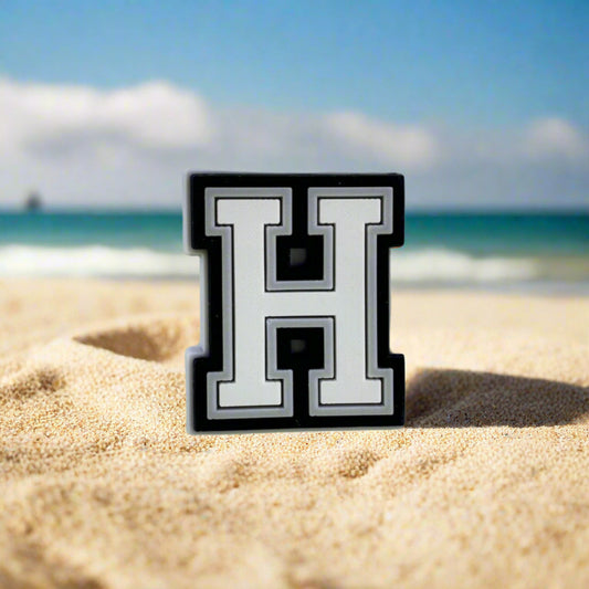 Letter H Croc Charm