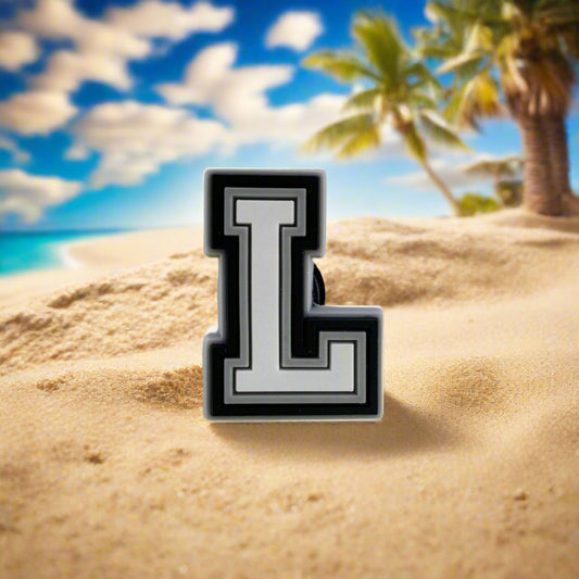 Letter L Croc Charm