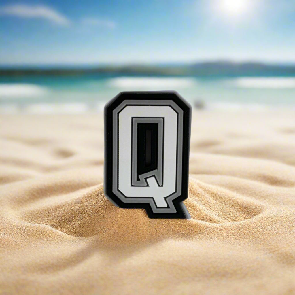 Letter Q Croc Charm
