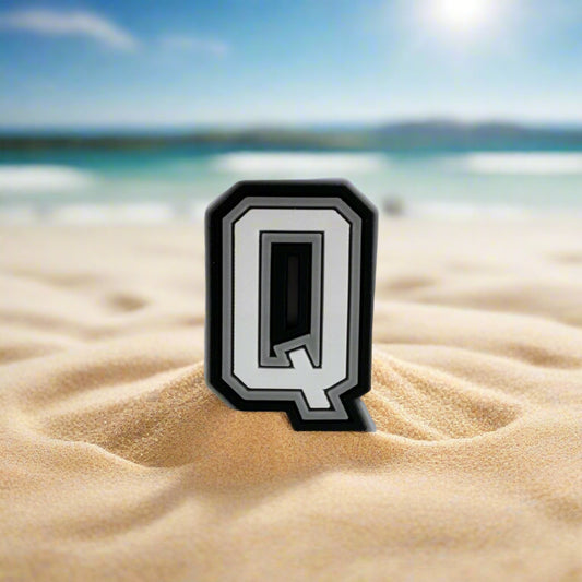 Letter Q Croc Charm