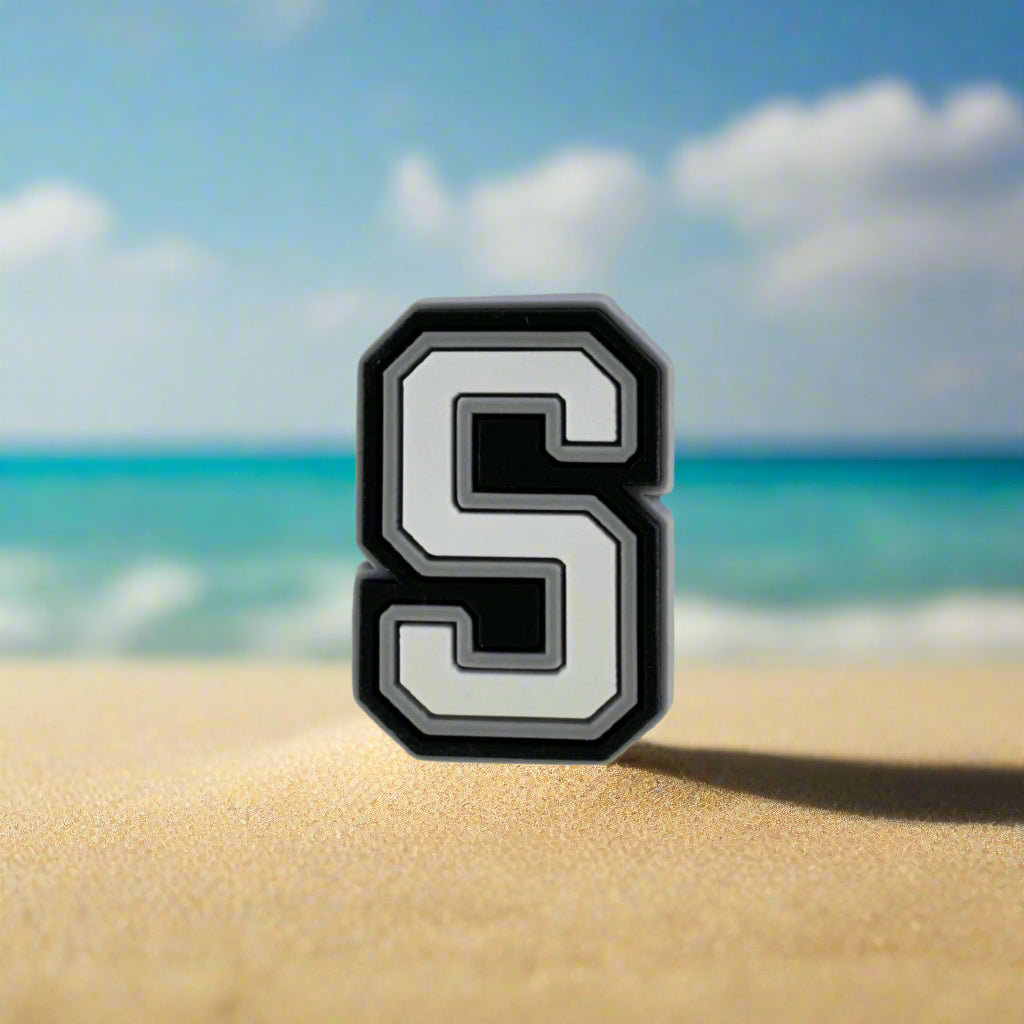 Letter S Croc Charm