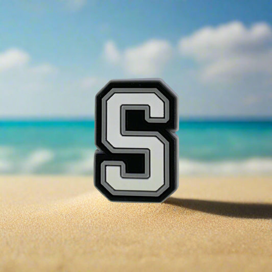 Letter S Croc Charm