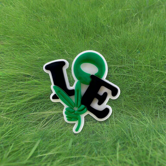 Love Grass Croc Charm