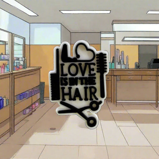Love Is In The Hair Croc Charm
