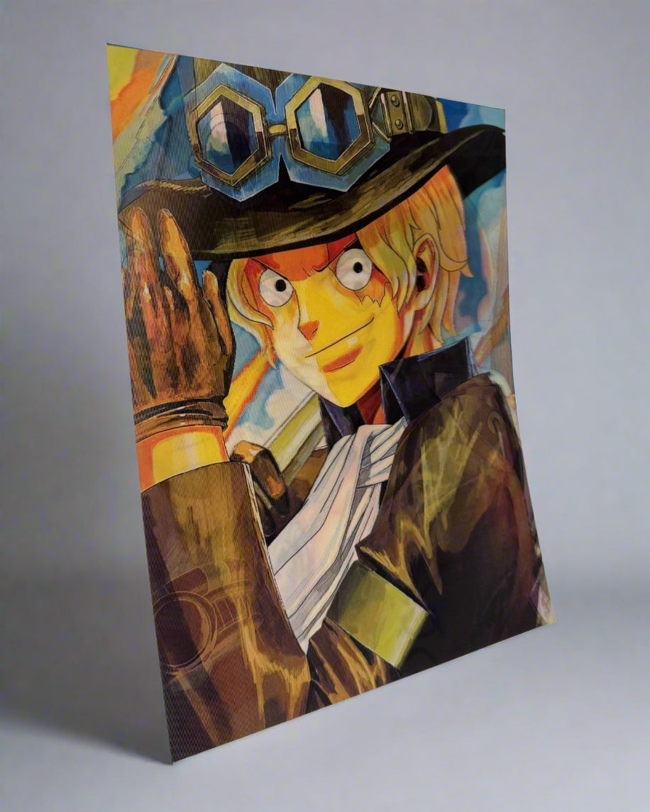 Luffy x Ace x Sabo 3D Anime Poster