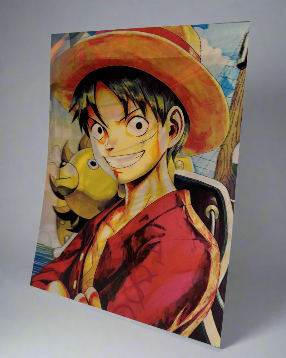 Luffy x Ace x Sabo 3D Anime Poster
