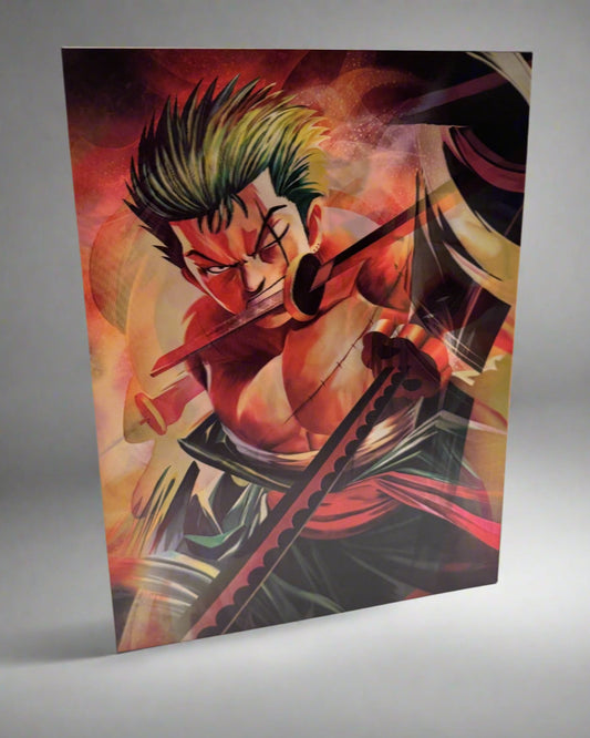 Luffy x Zoro x Sanji 3D Anime Poster