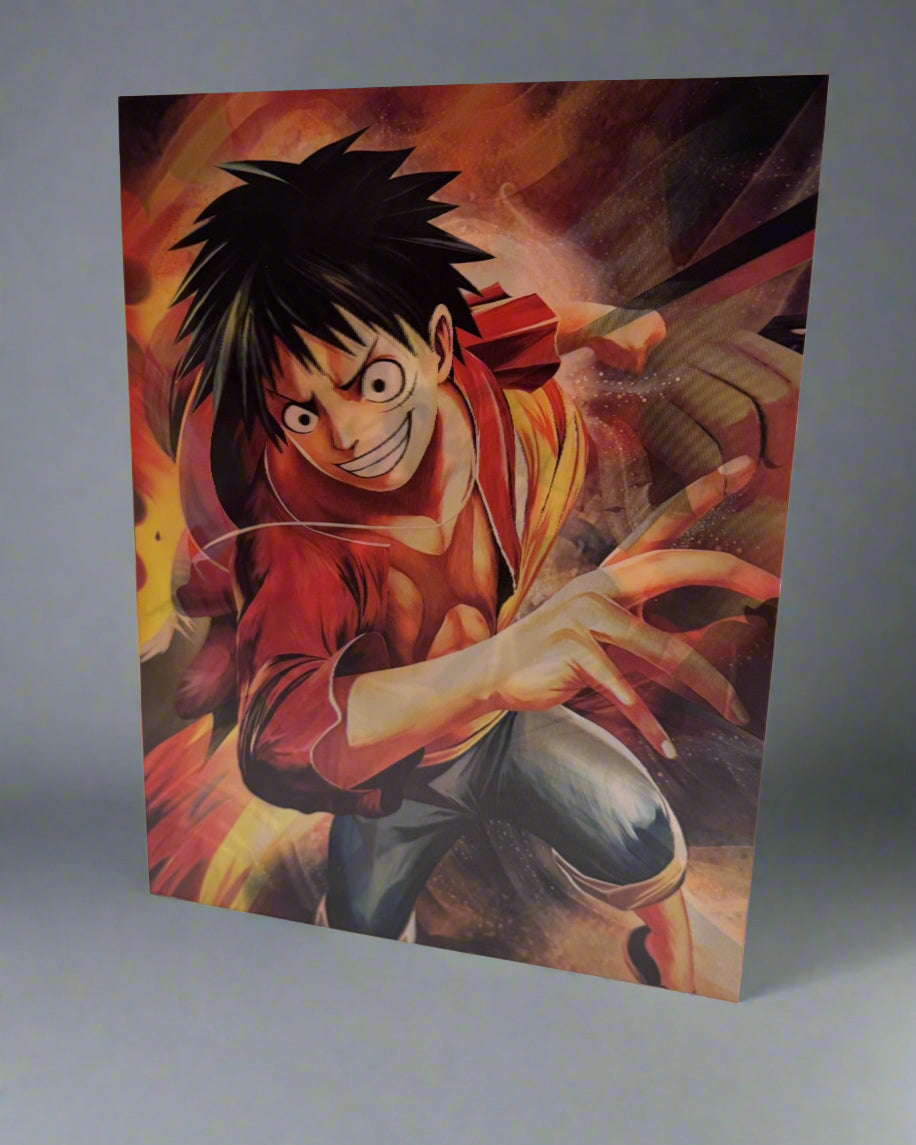 Luffy x Zoro x Sanji 3D Anime Poster