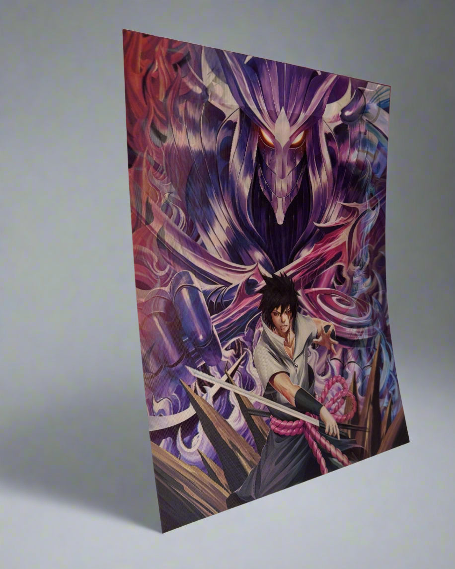 Madara x Sasuke x Itachi 3D Anime Poster