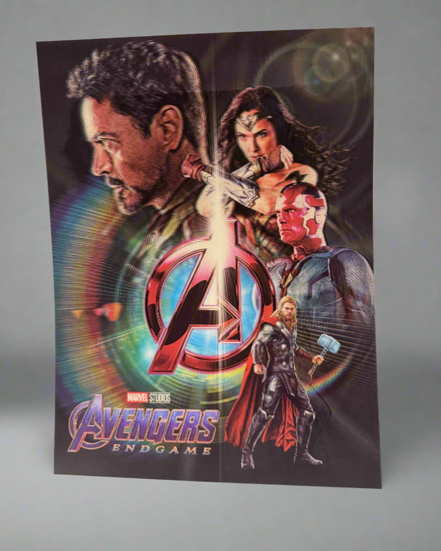 Marvel & DC 3D Poster