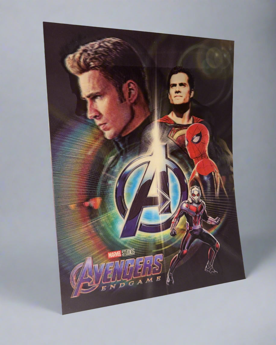 Marvel & DC 3D Poster