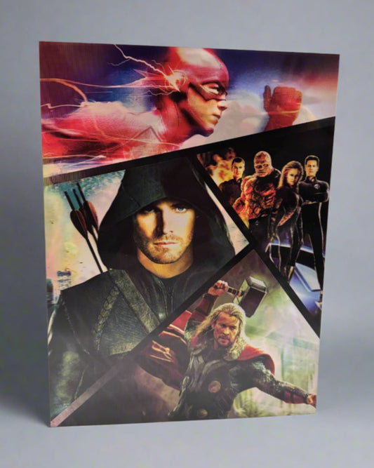 Marvel & DC Etc. 3D Poster