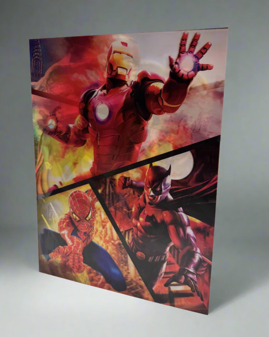 Marvel & DC Etc. 3D Poster