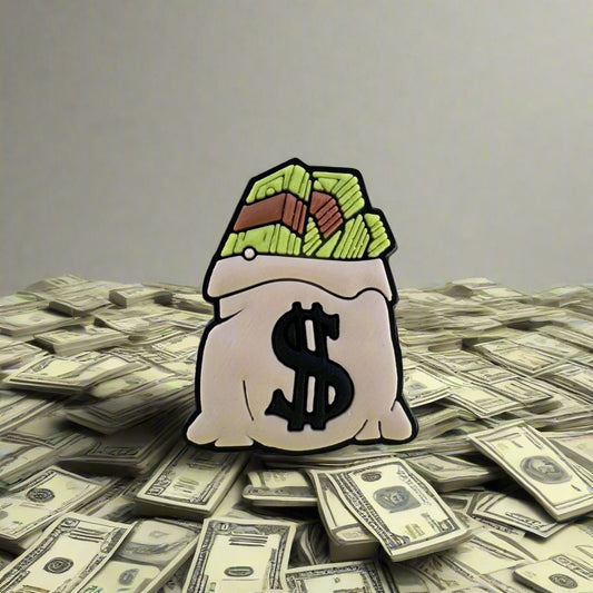 Money Bag Croc Charm