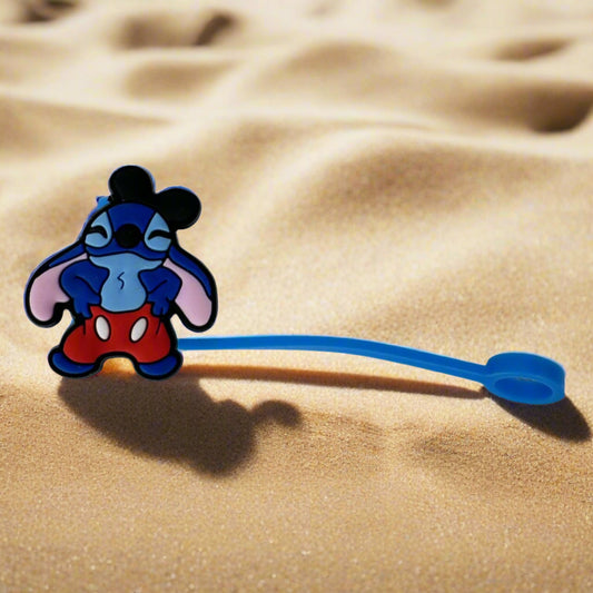 Mouse Stitch Croc Straw Topper