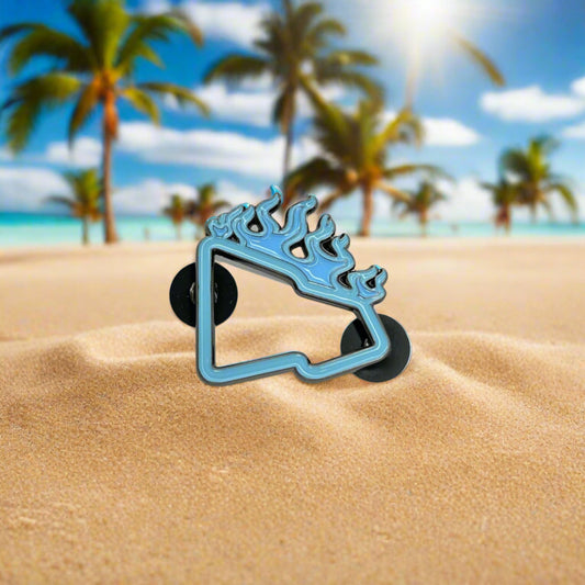 New Era Cap Pin - Blue Fuego
