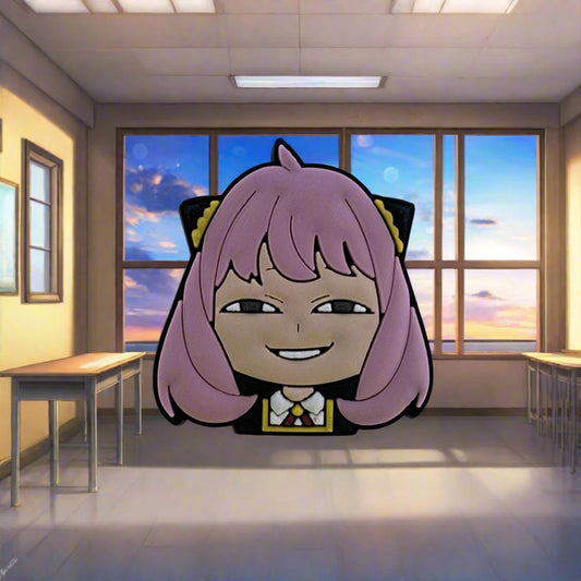 Pink Haired Girl Charm