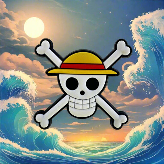 Pirate Skull Croc Charm