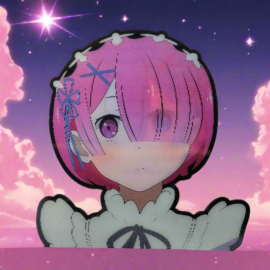 Re:Zero Ram & Rem 2D Sticker