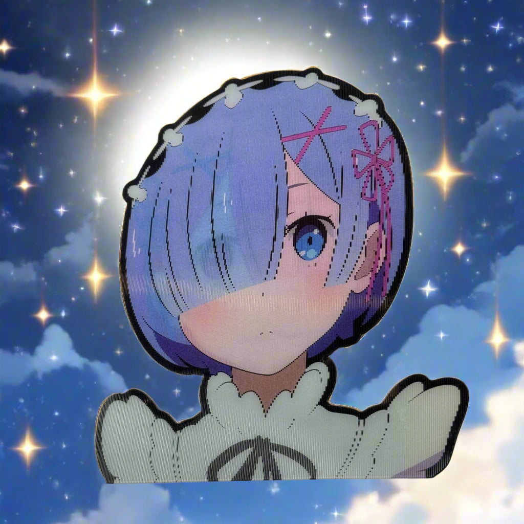 Re:Zero Ram & Rem 2D Sticker