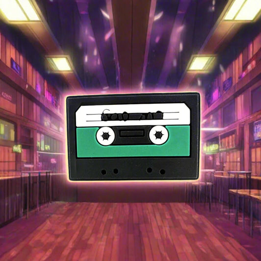 Record Tape Croc Charm