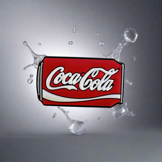 Red Soda Can Croc Charm