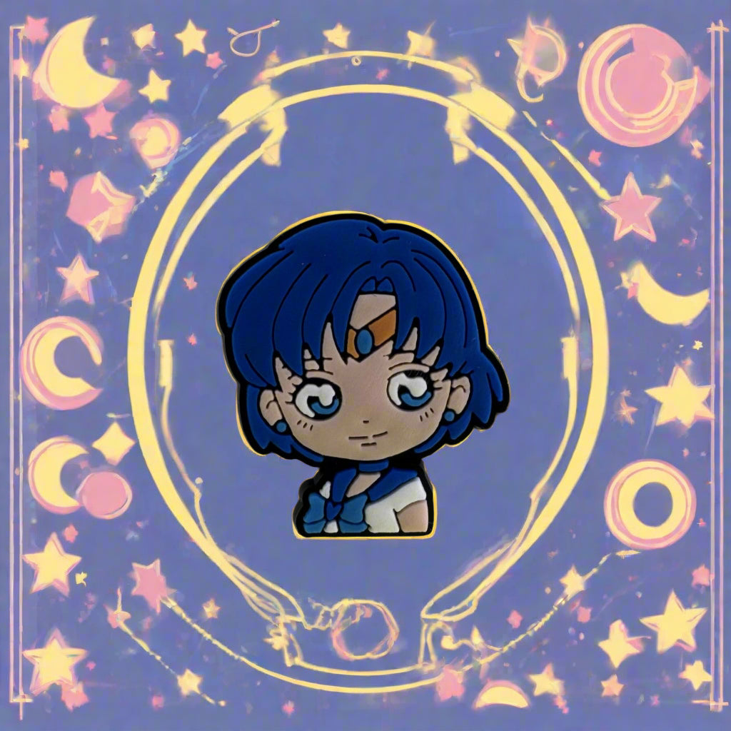Sailor Mercury Croc Charm