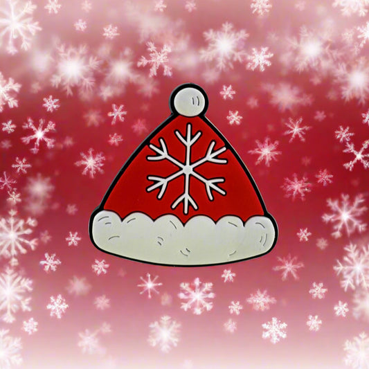 Santa Hat Croc Charm