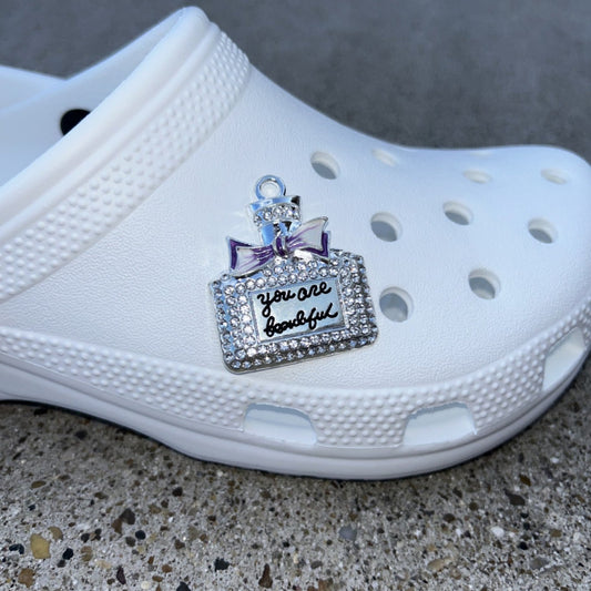 Silver 'You Are Beautiful' Bling Charm