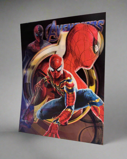 SpiderM. x IronM. x CaptainA. 3D Poster