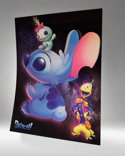 Stitch & Angel 2D Poster