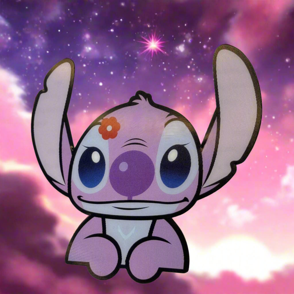 Stitch & Angel 2D Sticker