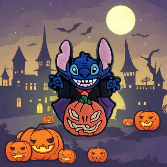 Stitch Halloween Croc Charm