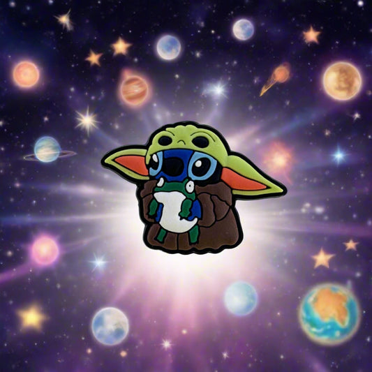 Stitch Yoda Croc Charm