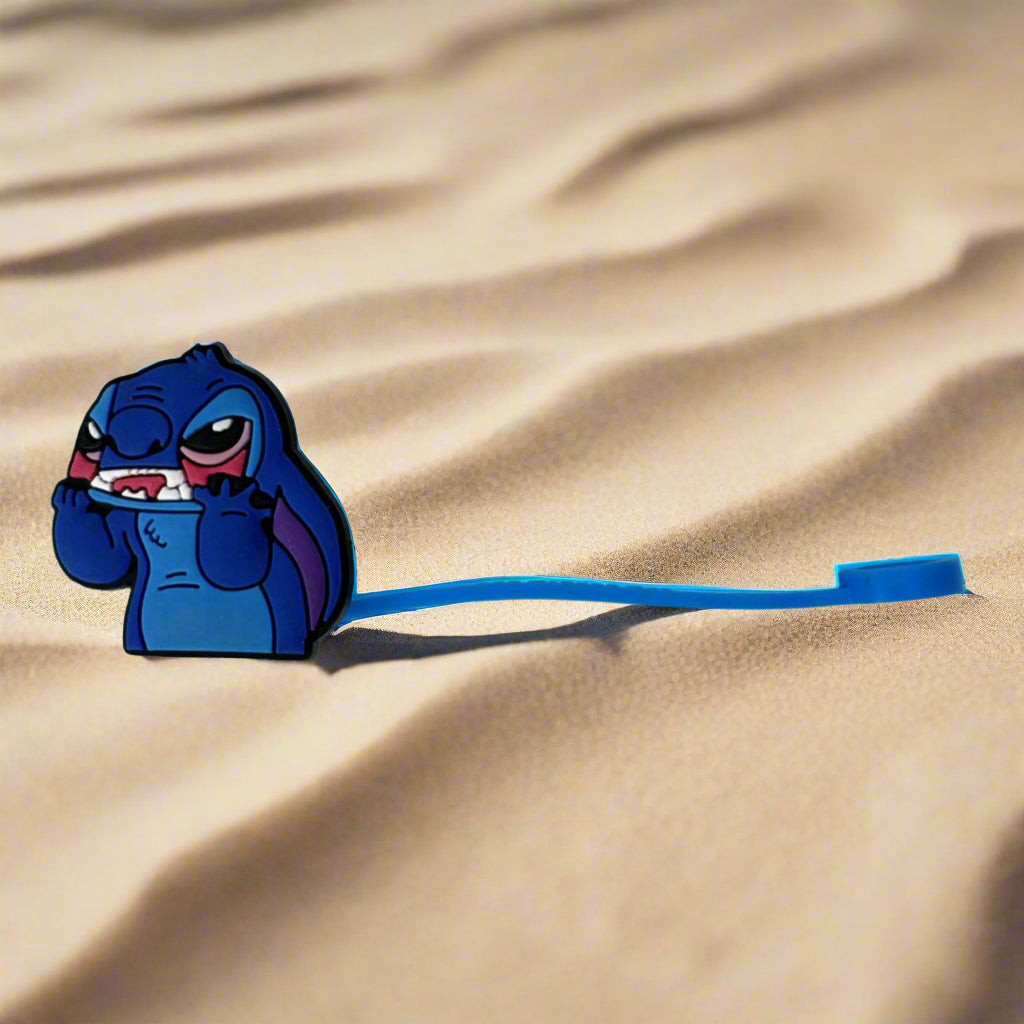 Stressed Stitch Croc Straw Topper