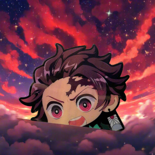 Tanjiro with Hearts 2D Sticker