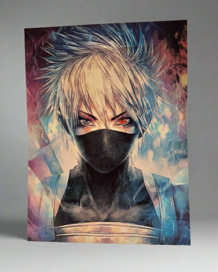 Team 7 3D Anime Poster