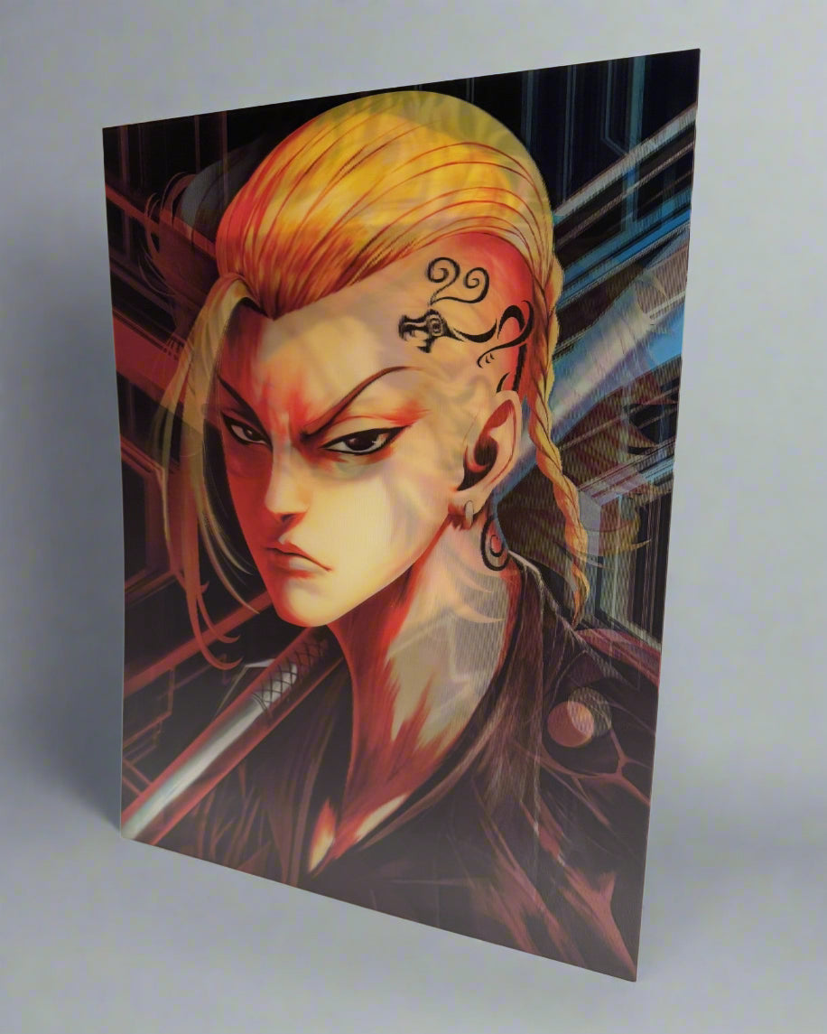 Tokyo Revengers / Mikey, Draken, Takemichi - 3D Anime Poster