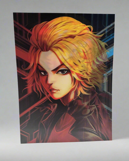 Urban Gang Anime – Inspired 3D Poster