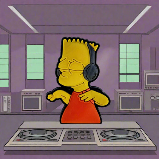 Yellow Guy with Headphones Charm