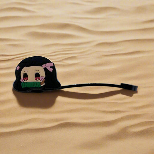Nezuko Croc Straw Topper