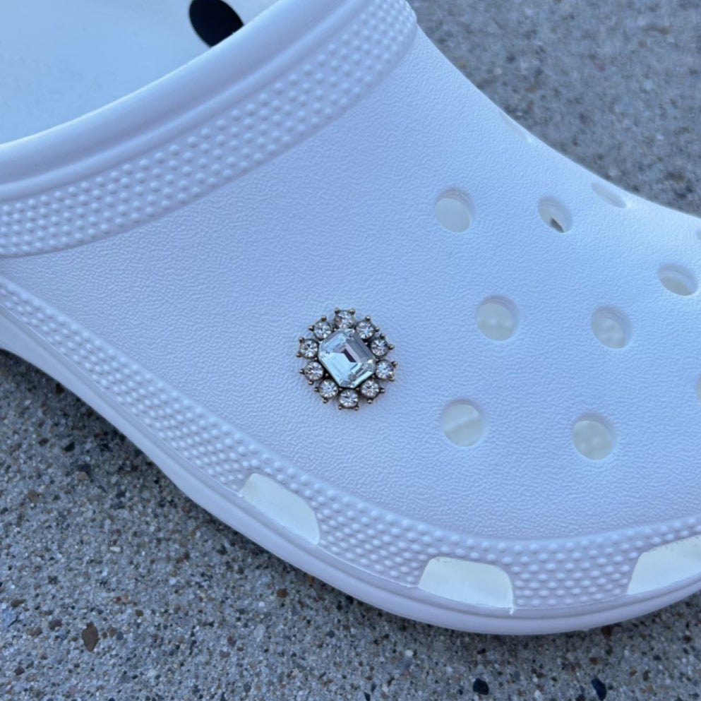 Gem Style Bling Croc Charm