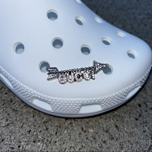 Arrow Bling Croc Charm
